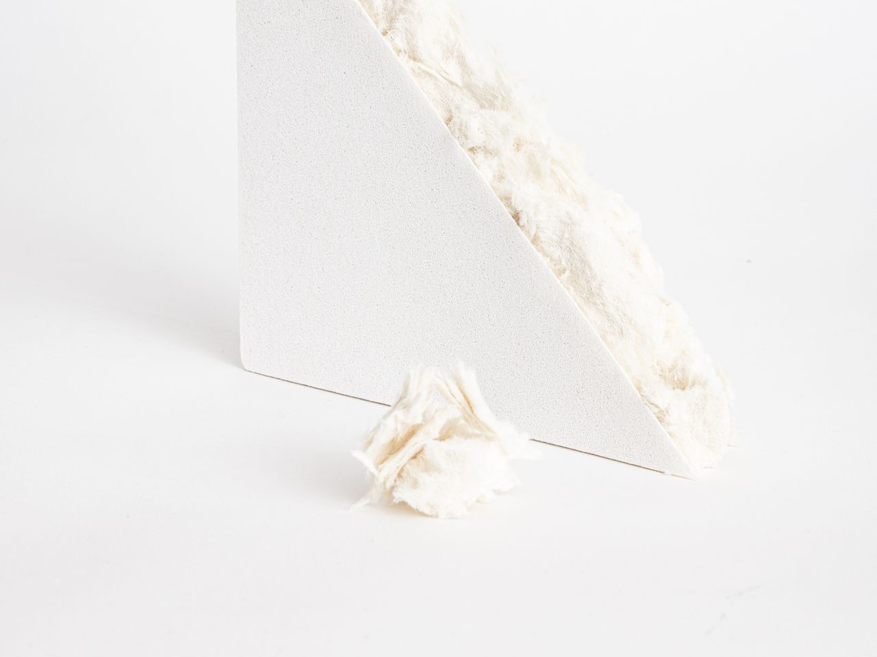 Aisti acoustic tile cut open